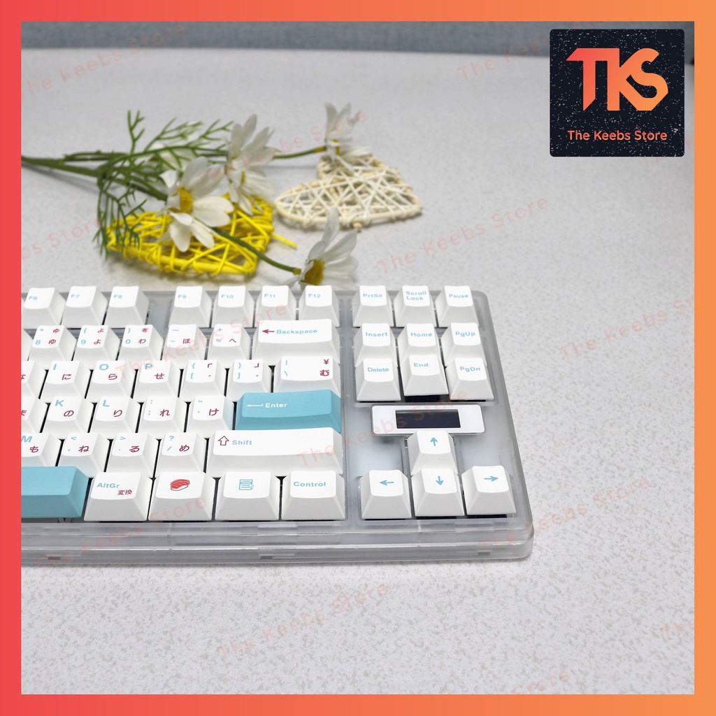 Keycap Sushi | Profile Cherry | PBT Dyesub | Nút bàn phím cơ | TKS