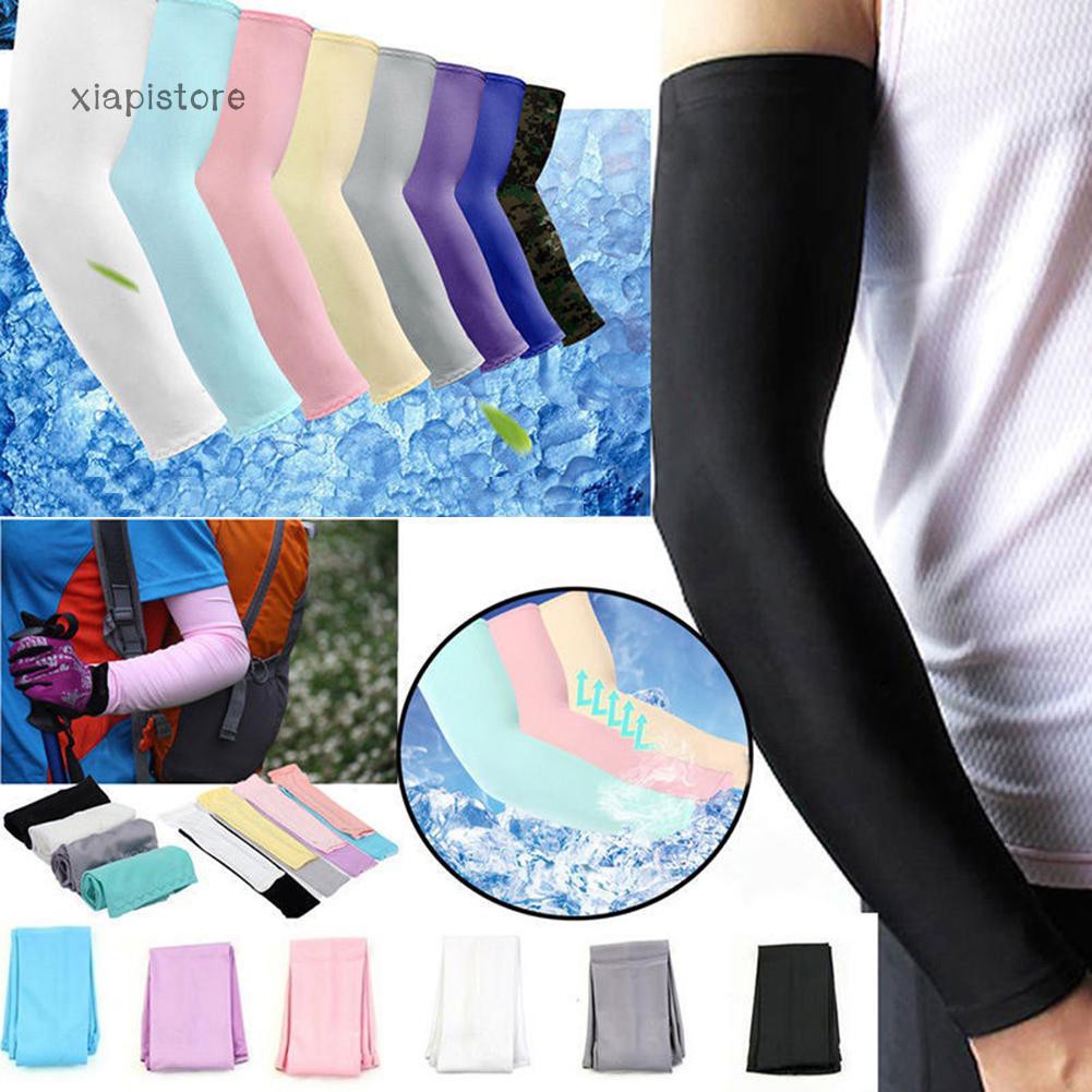 Đôi găng bảo vệ ống tay chống nắng tiện dụng cho nam nữ mùa hè