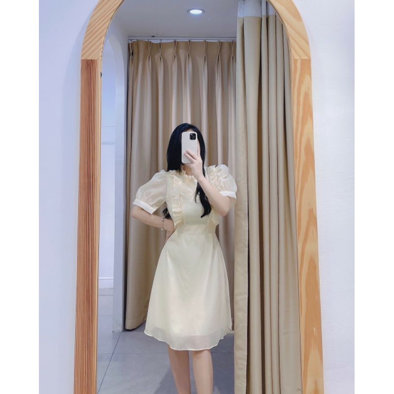 [Mã WASTMINI giảm 10% tối đa 30K đơn 150K] Váy tơ xinh xinh cổ bèo | BigBuy360 - bigbuy360.vn