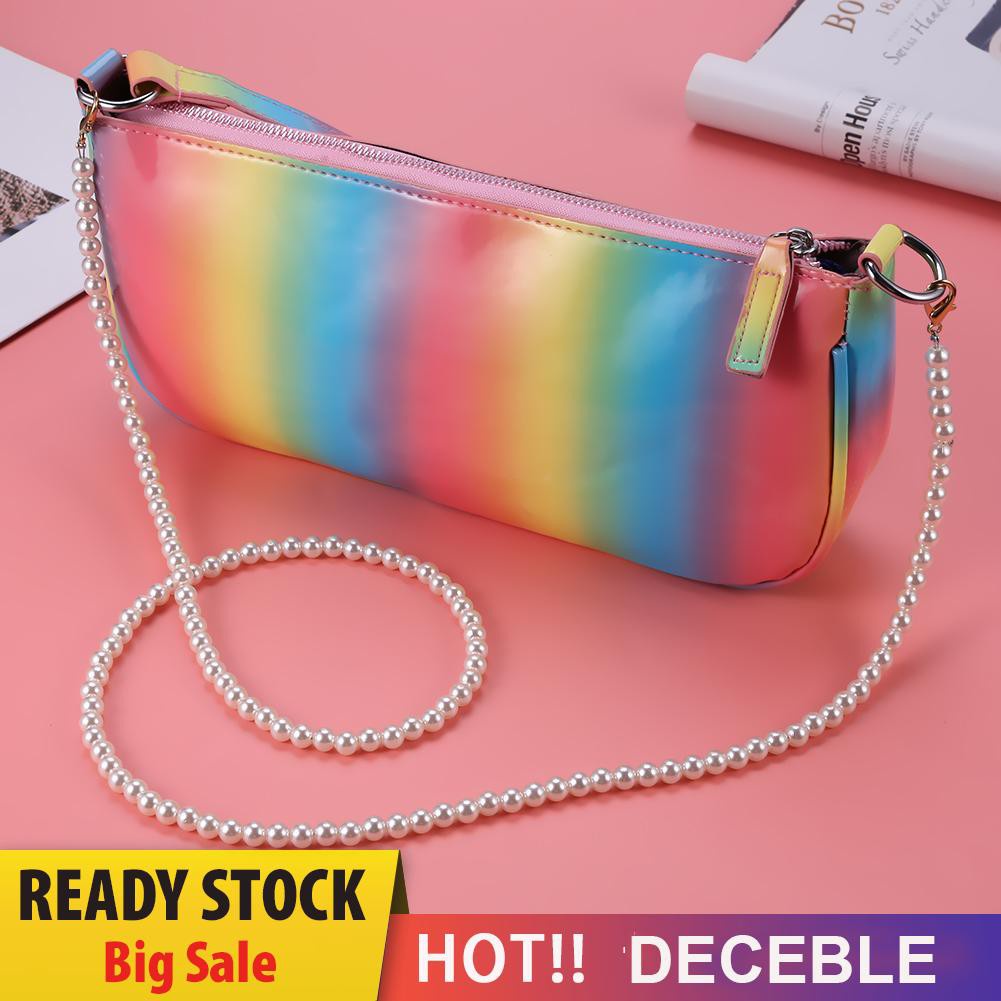 Dây Đeo Túi Xách / Đeo Vai / Đeo Chéo Đính Hạt Ngọc Trai Thay Thế Cho Nữ