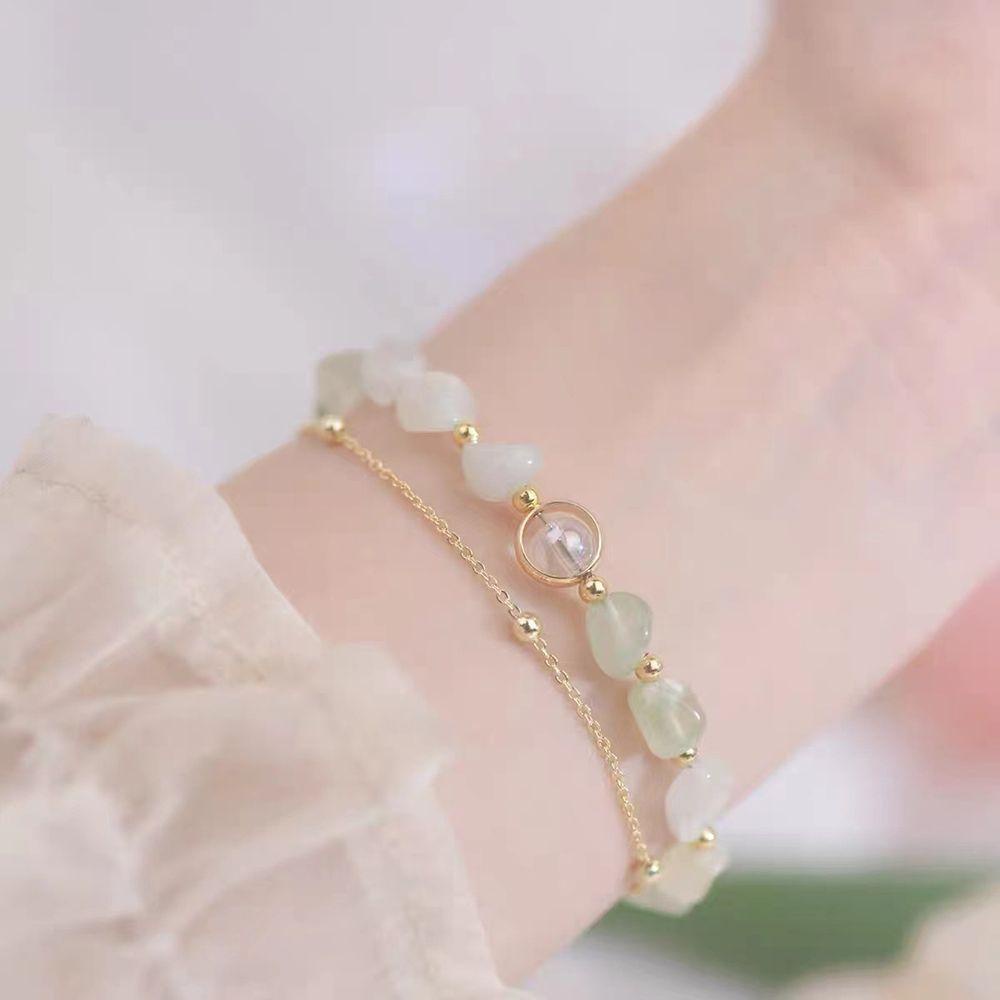 LILYES Vòng Đeo Tay May Mắn Phong Cách Trung Hoa Thanh Lịch Dành Cho Nữ