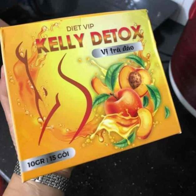 Trà đào Kelly detox giảm cân