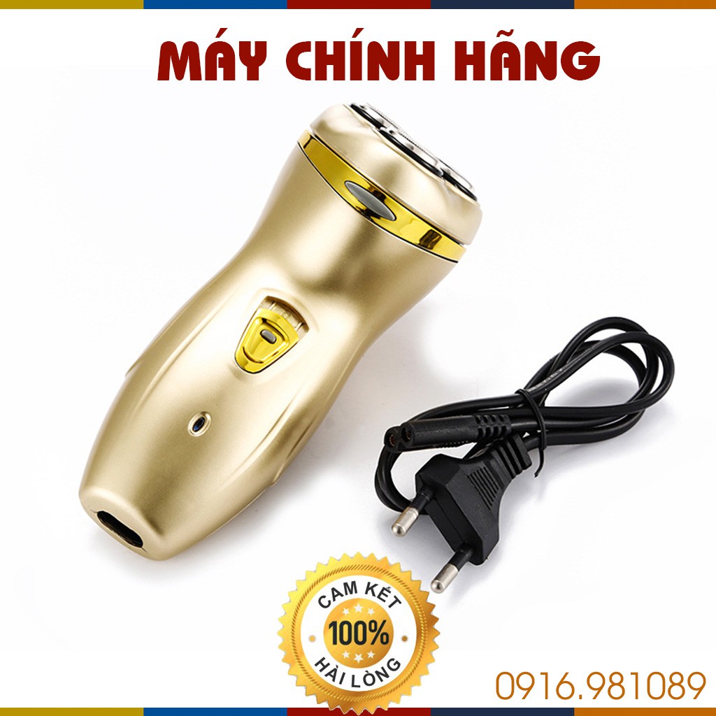 [CHÍNH HÃNG] Máy Cạo Râu Lingke Ba Lưỡi, Sạc Pin Khủng, Đẹp Sang Trọng, Cạo Râu Sạch, Sắc Bén, An Toàn Cho Da