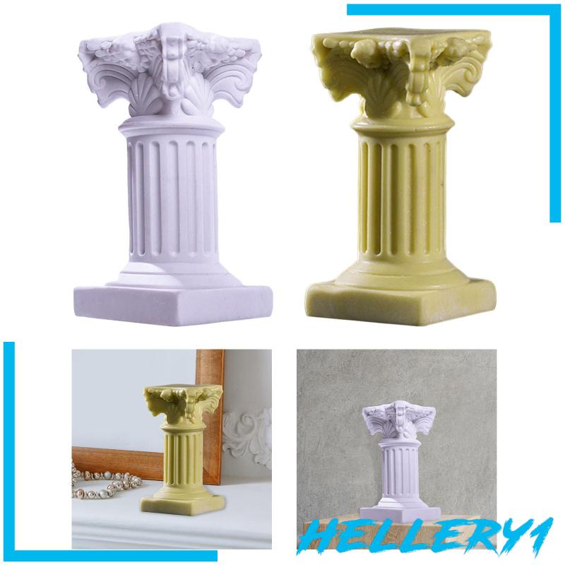 [Hellery1] Chân Đứng Cột Tiểu Cảnh La Mã Để Bàn Trang Trí Phong Cảnh Hy Lạp
