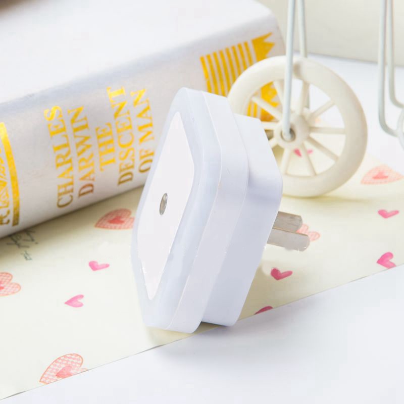 [Tổng Kho Sỉ] Đèn Ngủ Cảm Ứng Ánh Sáng Kiểu VUÔNG, Tự Động Bật Vào Buổi Tối - Bảo Hành 1 Tháng