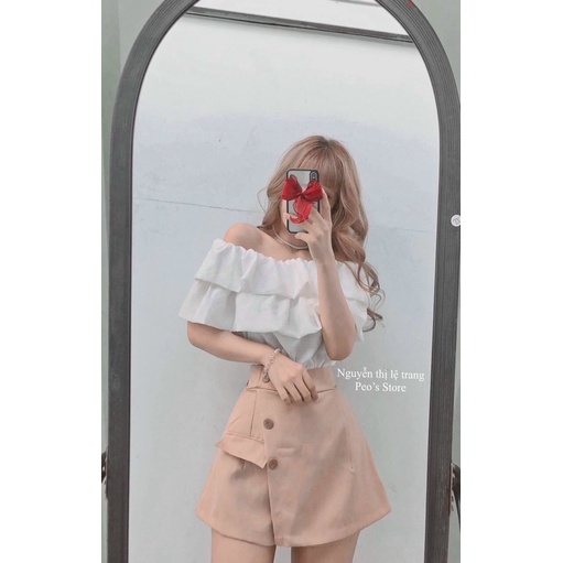 chân váy lệch tà phối nút | BigBuy360 - bigbuy360.vn