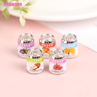 Bộ 5 Mô Hình Thức Ăn Trái Cây Mini Tỉ Lệ 1: 12 Trang Trí Nhà Búp Bê