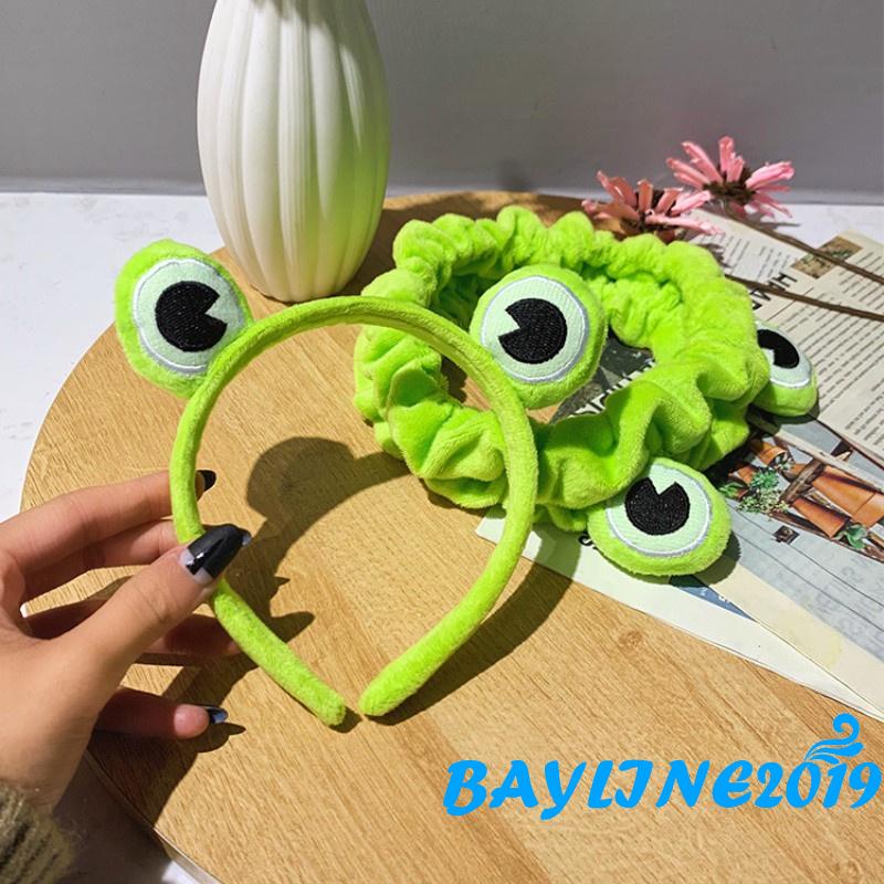 BAY-Băng đô cài tóc hình mắt ếch phong cách động vật sáng tạo đa ứng dụng cho spa/yoga làm đẹp da