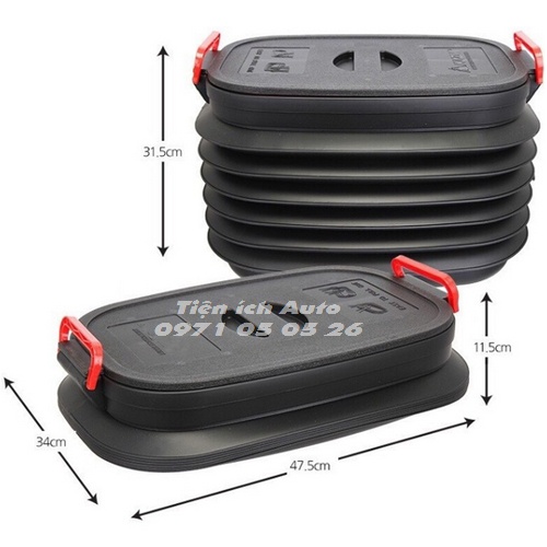 Thùng đựng đồ ô tô co giãn - Dung tích 40 Lít | tienich_auto