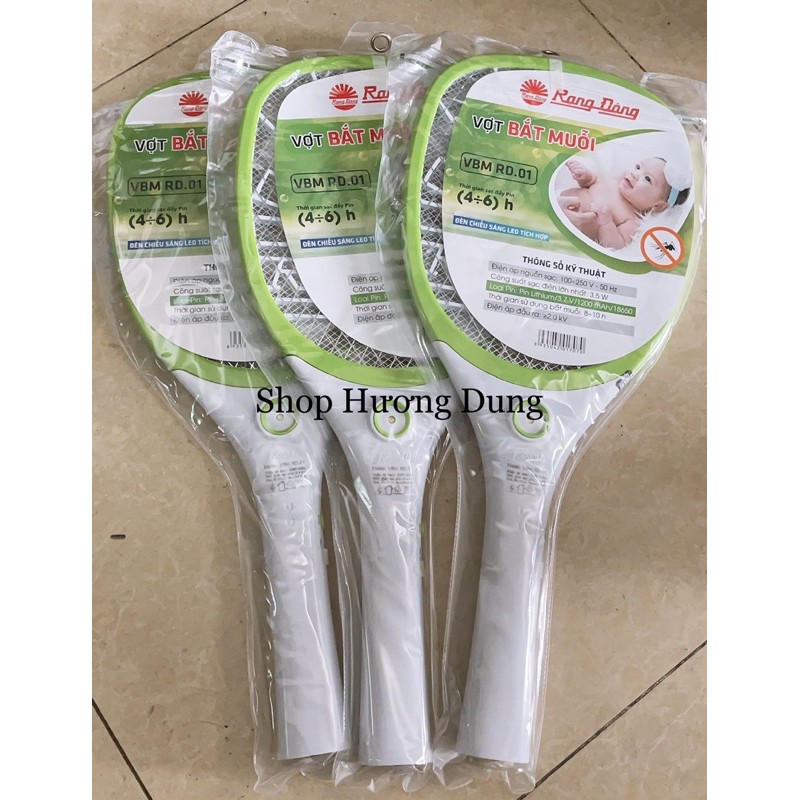 Vợt muỗi Asia dây sạc rời cao cấp bảo hành 1 năm