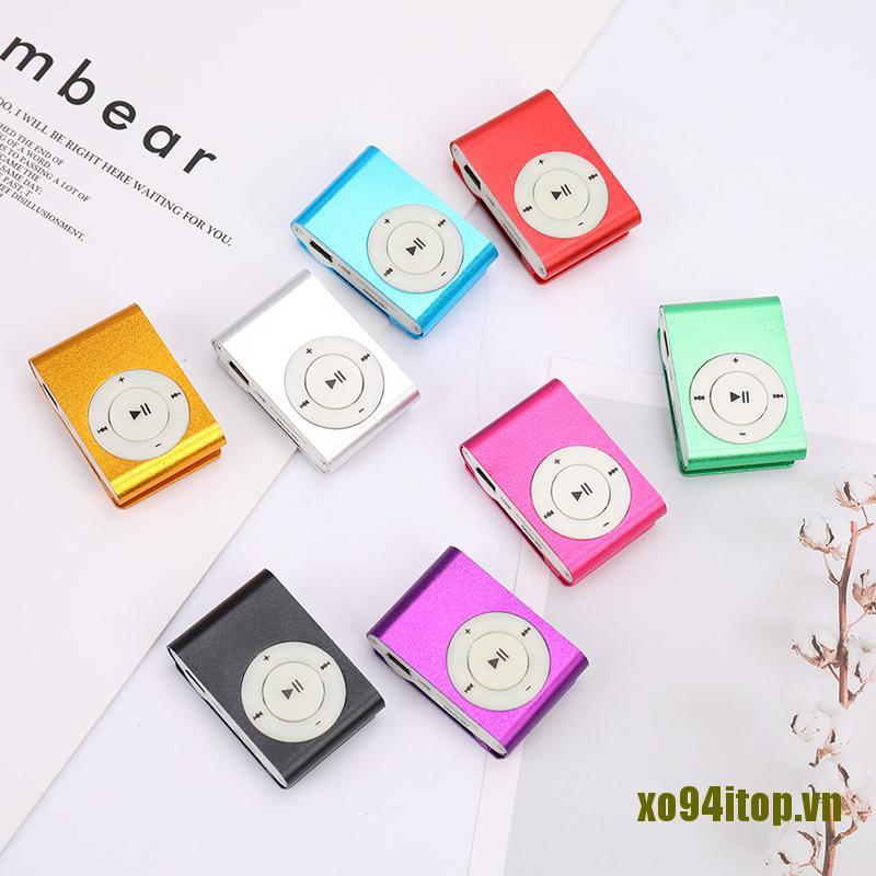 Máy Nghe Nhạc MP3 Mini Hỗ Trợ Thẻ Nhớ Micro TF 32GB
