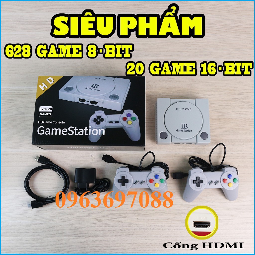 [BÁN SỈ] Máy chơi game 648 trò IB Station Only One cổng HDMI phiên bản cầm tay cao cấp nhất thế hệ 2021