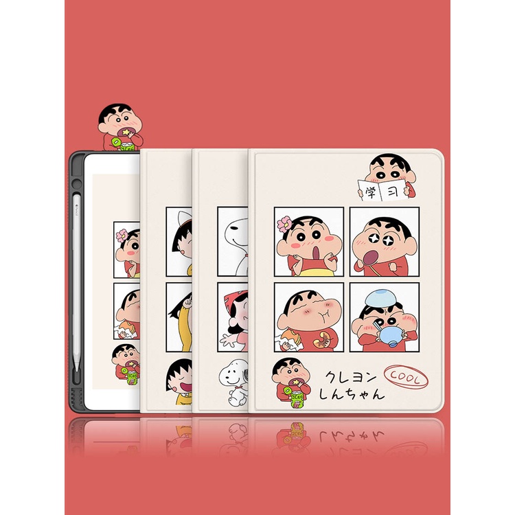 Bao Da Máy Tính Bảng Chống Rơi In Hình Snoopy Hoạt Hình Cho iPad Air4 mini45 10.2 11Pro2018 Air1/2 iPad