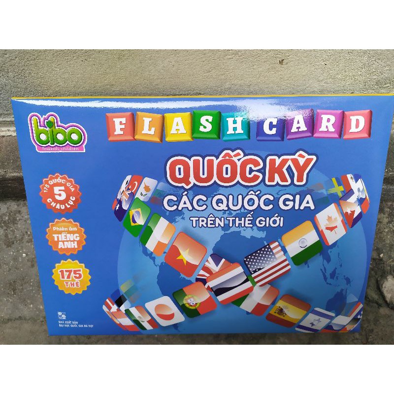THẺ CỜ QUỐC KỲ 175 QUỐC GIA