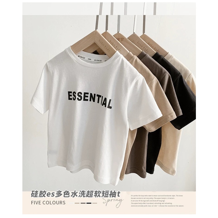 Áo phông cho bé trai gái, Chất liệu cotton Hàn, may tổ ong thoáng mát, form dáng unisex 5 màu cực xinh