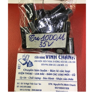 Combo 10 con tụ 1000M 35V