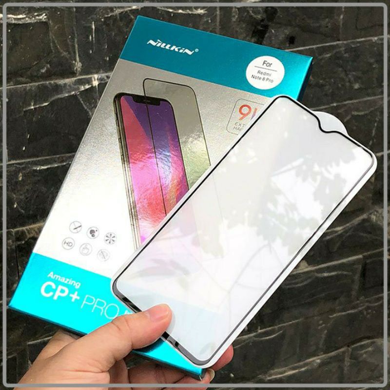Kính cường lực Nillkin CP+ PRO cho Xiaomi Redmi Note 8/redmi note 8 Pro FULL viền đen