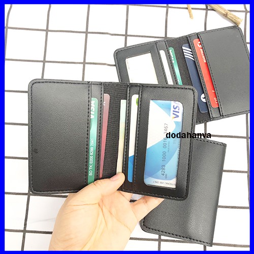 [GIÁ SỈ] Ví Mini Ví Sen Đựng Thẻ 4 Ngăn Đựng thẻ ATM, Card Visit, Giấy Tờ, Tiền Cầm Tay Tiện Lợi Nam Nữ Đều Dùng Được