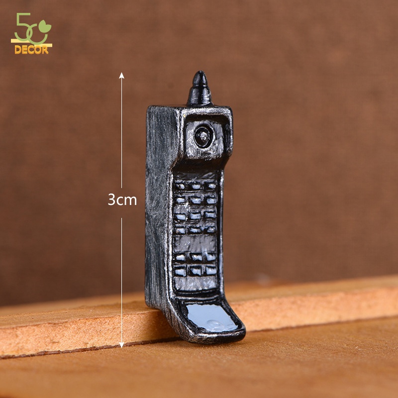 Mô hình đồ dùng trong nhà mini, đồ decor trang trí phong cách retro cổ điển