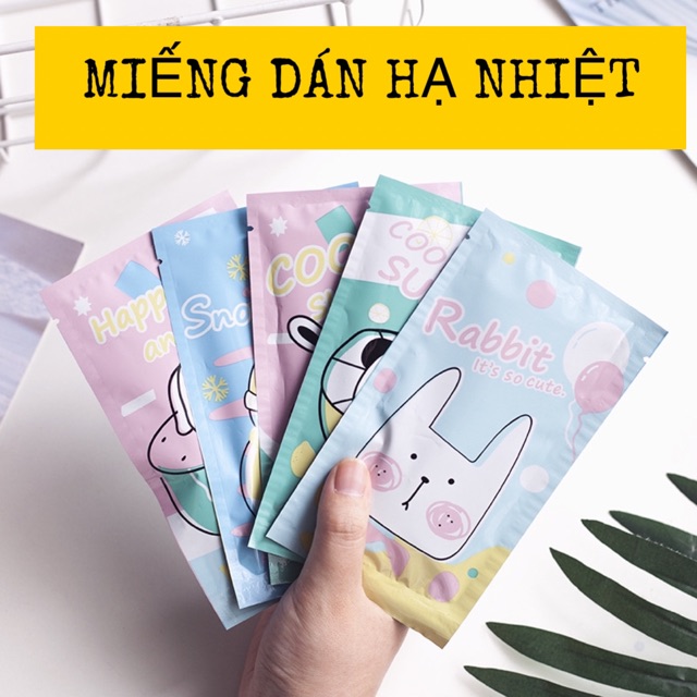 Túi 2 Miếng dán hạ nhiệt cơ thể