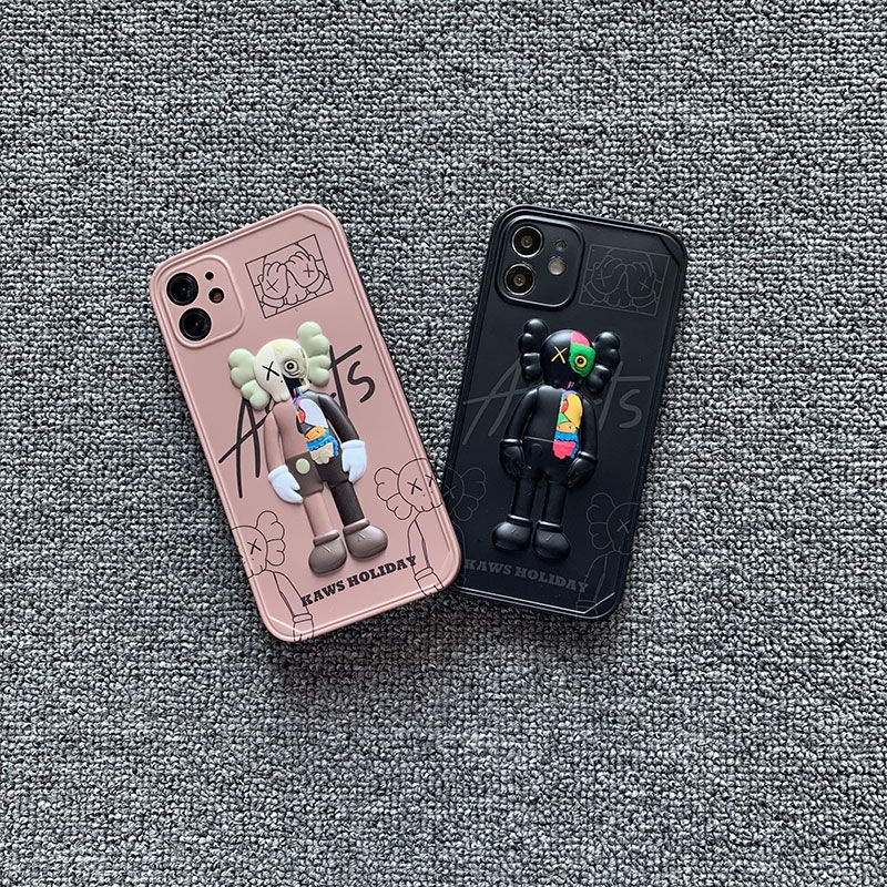 Ốp điện thoại silicon hình nhân vật 3D ZDVS7 thích hợp cho IPHONE 7 8PLUS X XS XR XSMAX 11 11PRO 12PRO