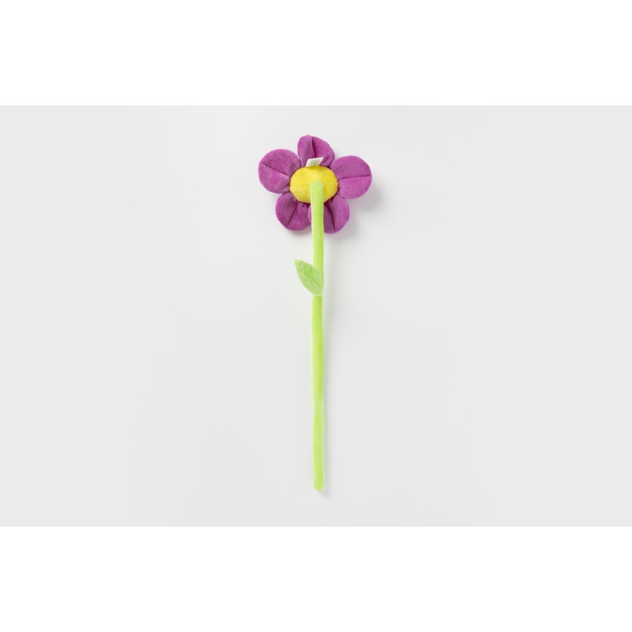 Nhánh Hoa Hướng Dương ARTBOX Hàn Quốc Hình Mặt Cười Màu Tím 45cm