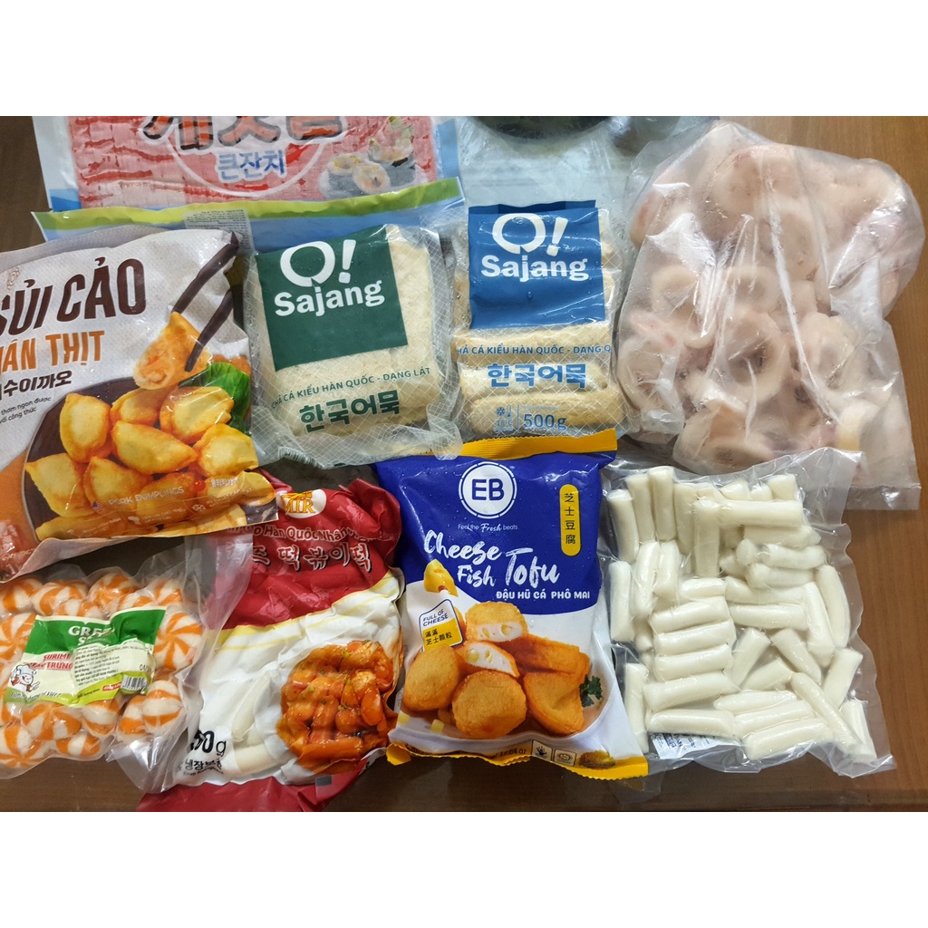 Set lẩu tokboki 600g gồm 9 vị đầy đủ, thơm ngon, cay nồng | BigBuy360 - bigbuy360.vn