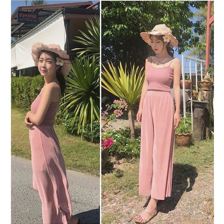 Mom&Kids High Quality Quần Cotton Lanh Ống Rộng Co Giãn Thoải Mái Cho Mẹ Bầu