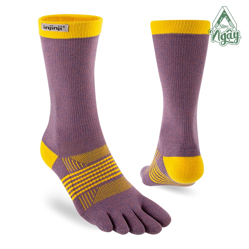 Vớ chạy trail 5 ngón Injinji Women TRAIL Midweight Crew