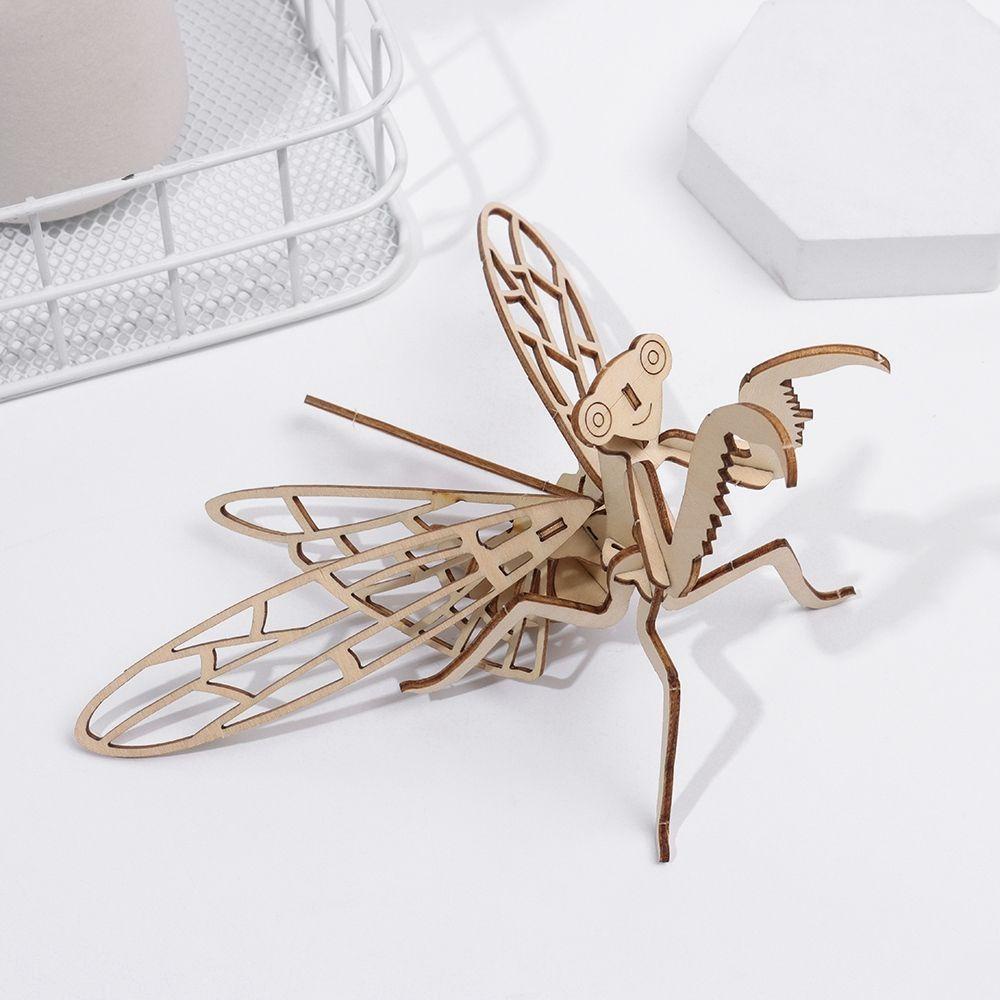 BEBETTERM Bộ Xếp Hình 3D 8 Kiểu Bằng Gỗ