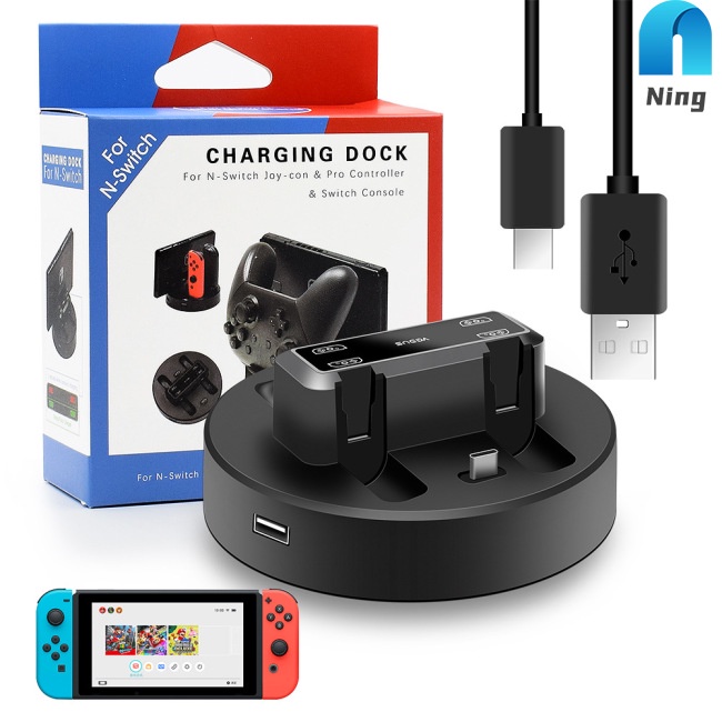 Bộ Đế Sạc Đa Năng Chuyên Dụng Cho Tay Cầm Chơi Game Nintendo Switch Joy-con