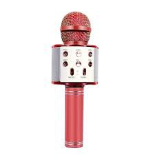 Micro Karaoke Kiêm Loa Bluetooth WS - 858 Tiện Dụng Chất Lượng Cao- Âm Chuẩn Hút Mic Có Ghi Âm Giọng Hát