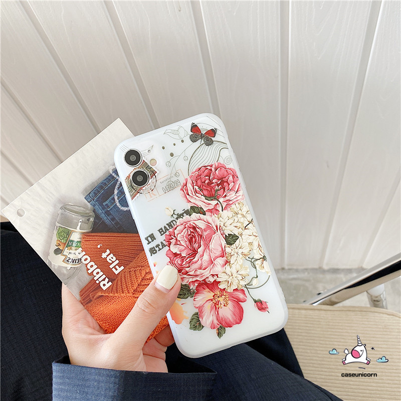Ốp điện thoại mềm thiết kế hoa xinh xắn cho iPhone 11 Pro Max iPhone 8plus 7 plus 6 6s 7 8 Plus X XR XS MAX SE 2020 | BigBuy360 - bigbuy360.vn