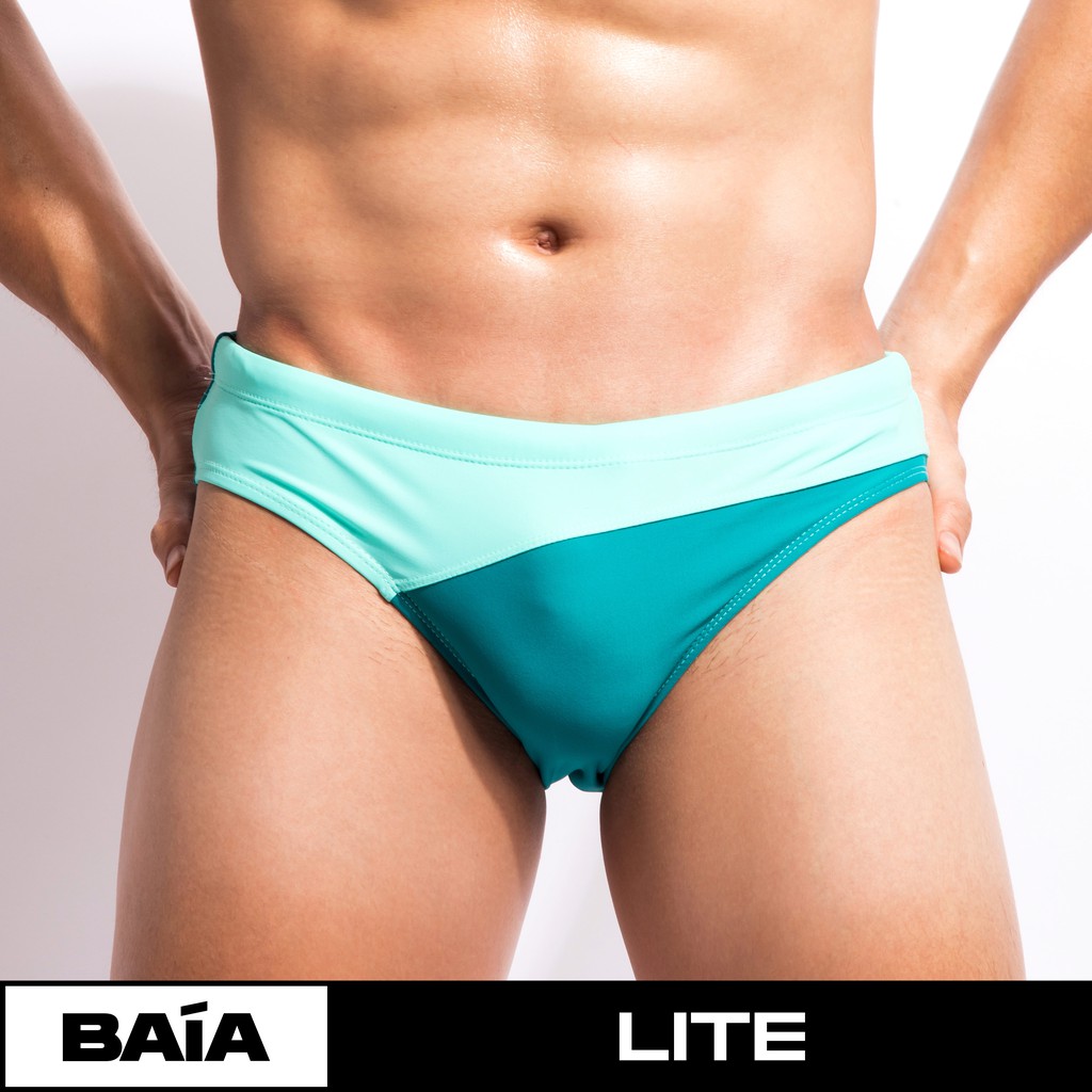 Quần bơi nam - Lite phối xanh mint