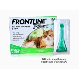NHỎ GÁY VE, RẬN( 1 tuýp)  Frontline plus cho chó mèo❤️