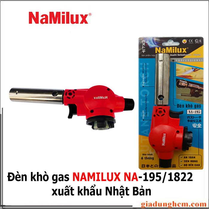 Đèn khò  NAMILUX NA-195/1822  gas xuất khẩu Nhật Bản