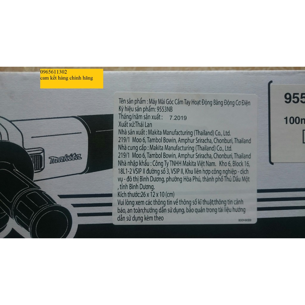 Máy mài góc Makita 9553NB