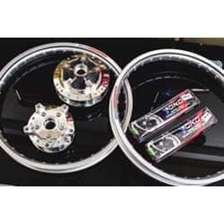Combo Căm Đùm Niềng Exciter 150 Đùm Crom MC Racing