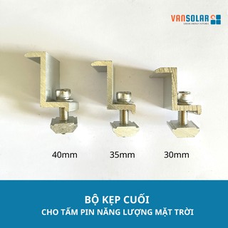 Kẹp biên cao cấp chuyên dụng cho tấm pin năng lượng mặt trời