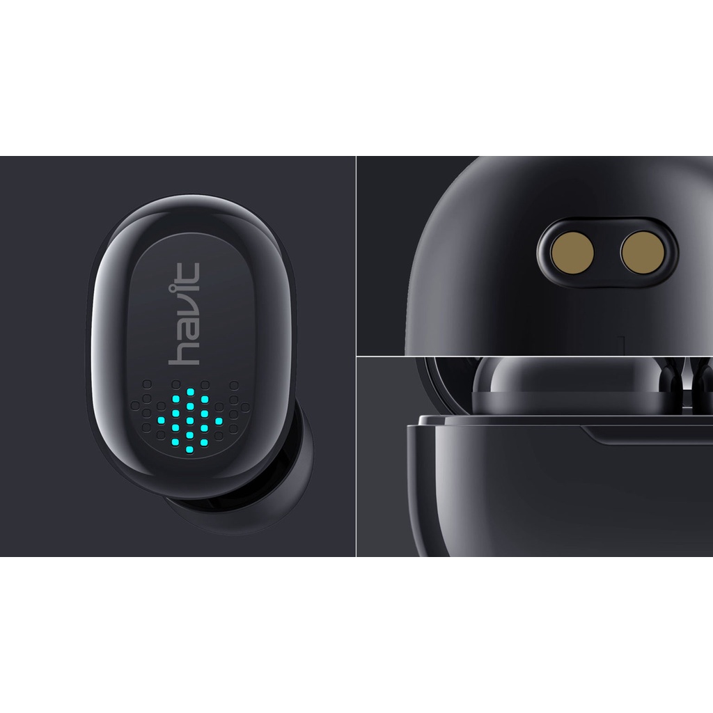Tai Nghe Bluetooth TWS HAVIT TW925, BT 5.0, Cảm Ứng Thông Minh, Micro Kép Cho Game Thủ, Sạc Nhanh 1.5 giờ - Chính Hãng