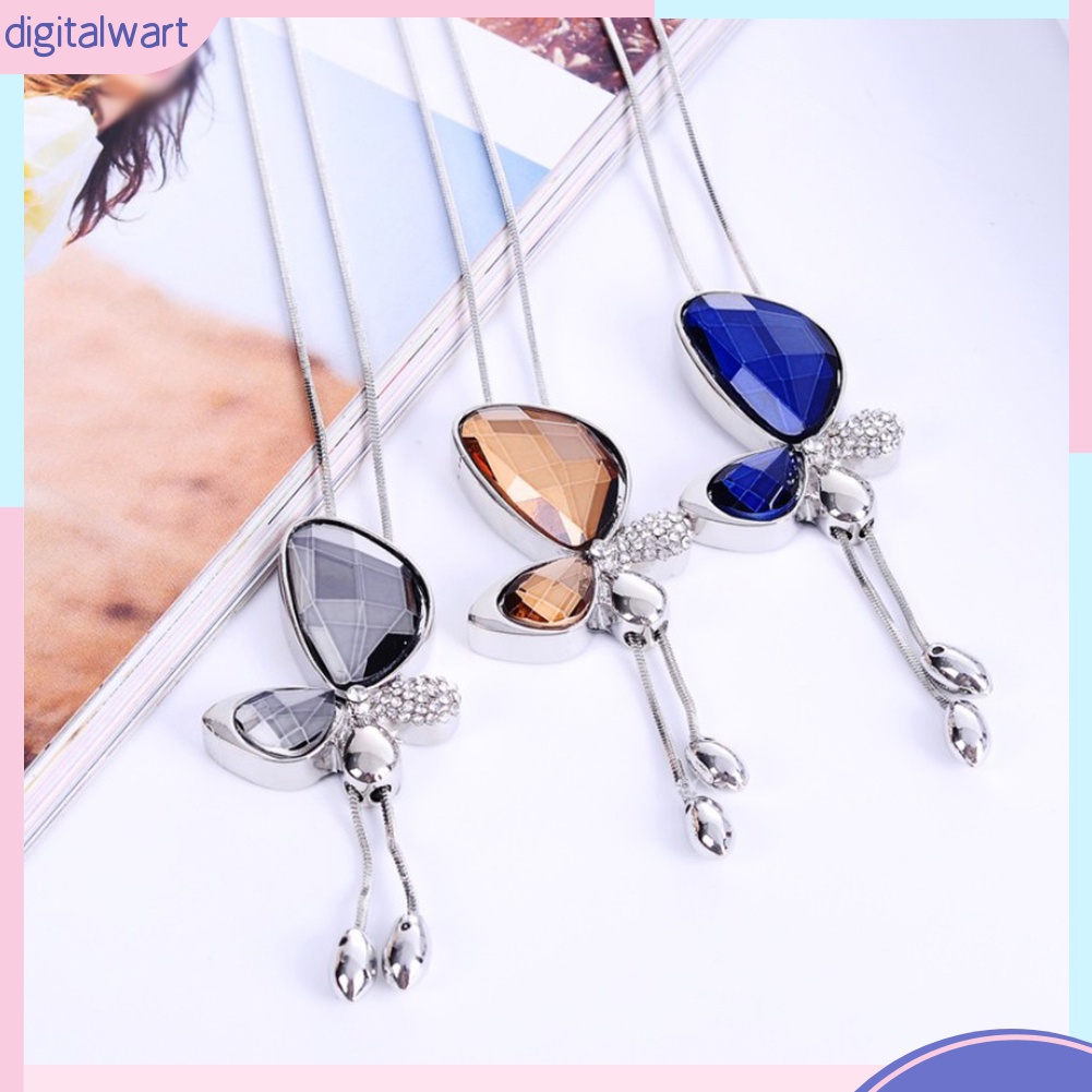 Dây Chuyền Tua Rua Hình Bướm Đính Đá Thời Trang