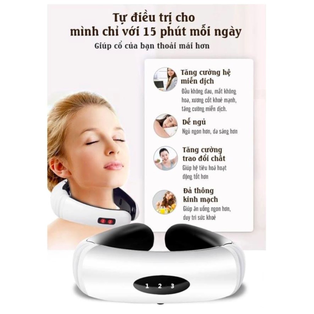 Combo 10 Máy Massage cổ 3D Trị Liệu cao cấp