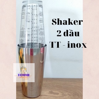 Bình Lắc Thủy Tinh Shaker Boston - Dụng Cụ Pha Chế