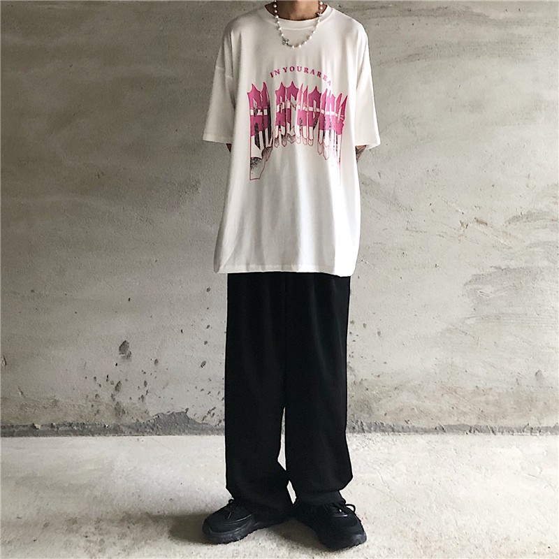 Áo thun tay lỡ Unisex, áo phông form rộng ATL234 - Yinxx