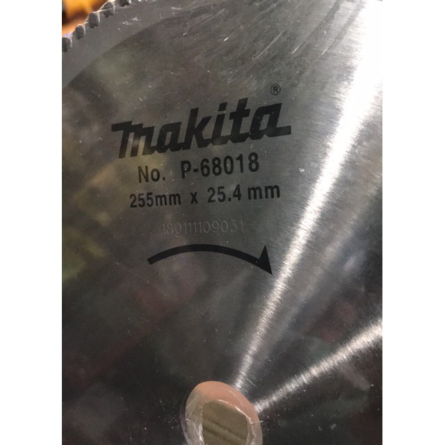 Lưỡi cắt Nhôm Makita 120 răng 255x25,4mm P-68018 chính hãng