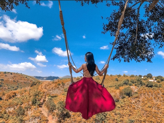 [HOT] ĐẦM MAXI ĐỎ XOÈ TÀ ĐAN DÂY LƯNG SẴN MÚT NGỰC-VÁY DỰ TIỆC BOHO STYLE THỔ CẨM | BigBuy360 - bigbuy360.vn