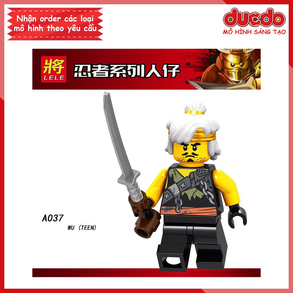 Minifigures các nhân vật Ninjago tuyệt đẹp - Đồ chơi Lắp ghép Xếp hình Mini Ninja LeLe A033 - A040