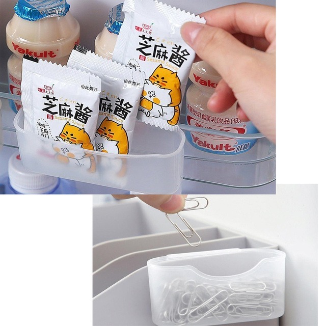 2 cái / gói Túi đựng nước sốt nhà bếp, Giá đựng mù tạt Tủ lạnh Túi gia vị, Hộp bảo quản Túi đựng nước sốt giấm nhỏ, Giá đựng đồ nhỏ Bảo quản nhà bếp