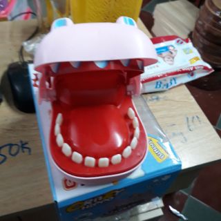 Đồ chơi😘Đồ chơi cho bé😘Hà mã khám răng_chó bull