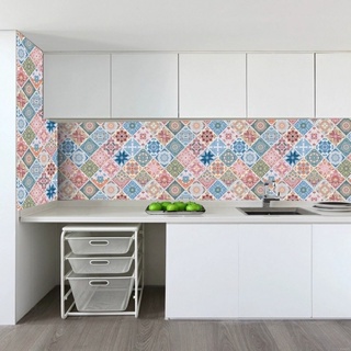 Cuộn giấy hoa văn dán tường bếp tính năng chống dầu mỡ. Giấy dán tường bếp